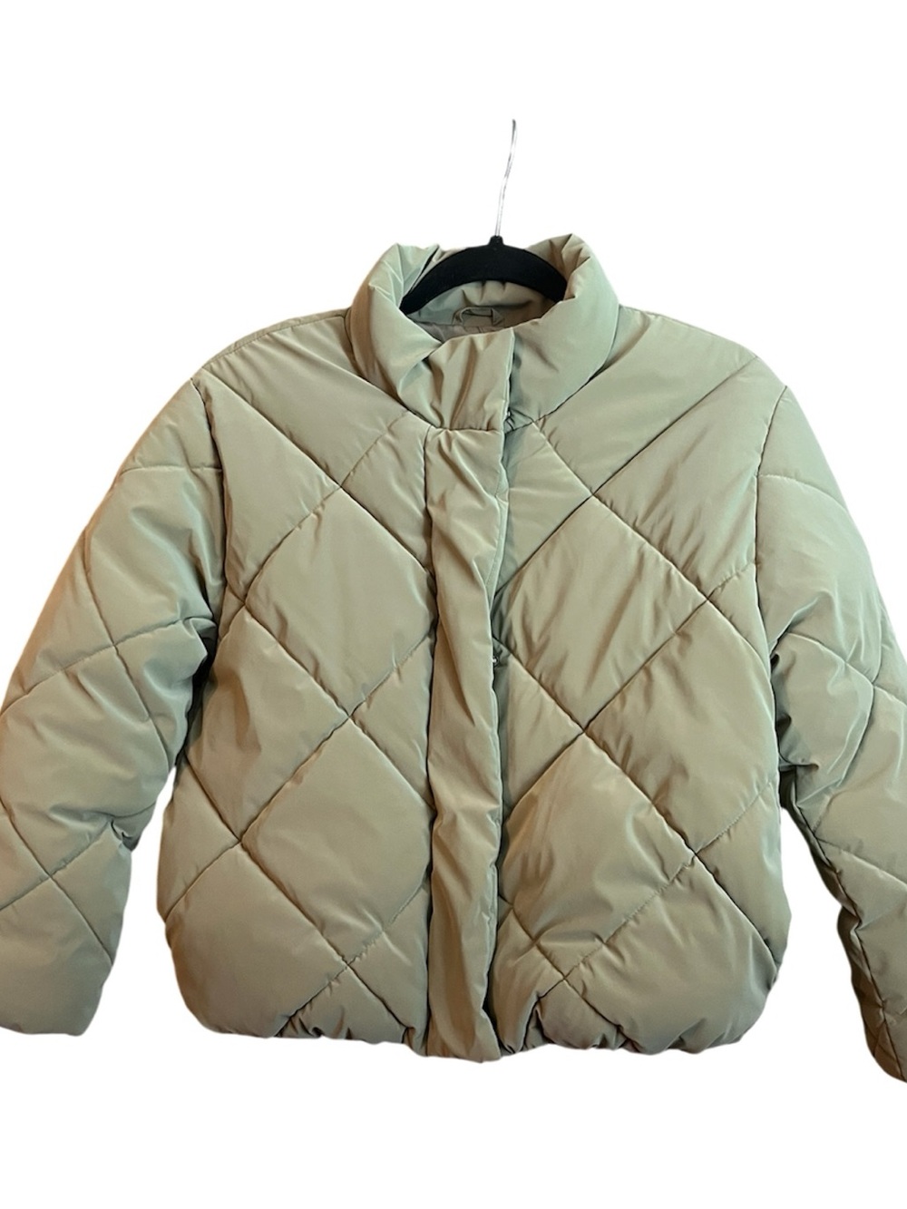 Zara Diamond Quilted Puffer